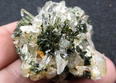 39g Epidote&Quartz Crystal Minerals Specimen China! • $8.99