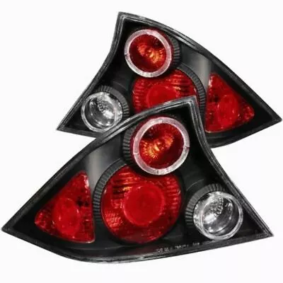 ANZO 221046 TAIL LIGHTS BLACK CLEAR W/ HALO For 2001-2003 Civic • $162.63