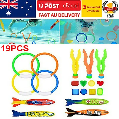 19x Plastic Underwater Diving Toys Water Fun Swimming Pool Toys Kids Summer Gift • $21.99