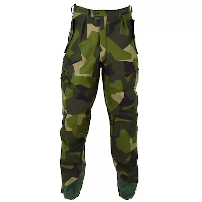 Original Swedish Army M90 Pants Splinter Camouflage Field Combat Trousers NEW • $47.41