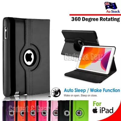 360 Rotate Flip Stand Case Cover F IPad 9th 10th 8th 7th 6th 5th Gen Air 1 3 4th • $9.99