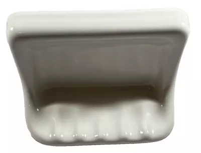 Bath Tub/Shower Ceramic Wall Mount Tile Soap Dish White • $24