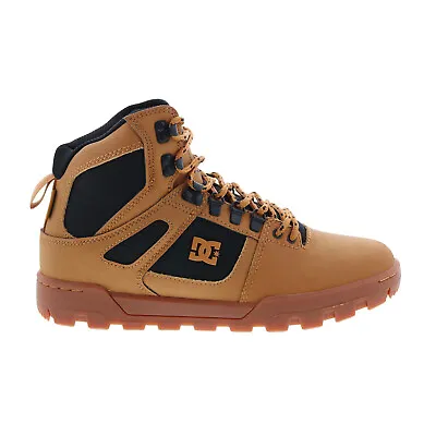 DC Pure High-Top Winter Boot Mens Brown Skate Inspired Sneakers Shoes • $62.99