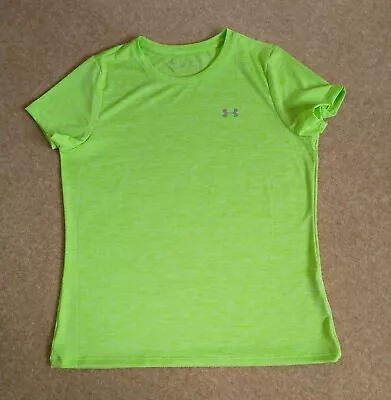 Under Armour Tech Twist Short Sleeved T-shirt - Women's Size: XL - Lime Green • £19