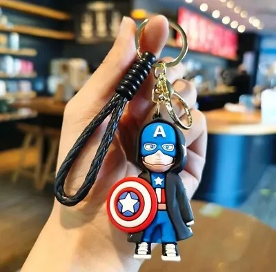 Captain America In A Hoodie Funko Pop Style Keyring Keychain UK • £4.69