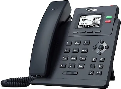Yealink SIP-T31P Business IP VOIP Phone With 2 Lines & HD Voice - Black • $49.50