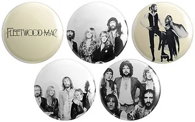 £2.89 • Buy 5 X Fleetwood Mac BUTTON PIN BADGES 25mm 1 INCH | Rock Band