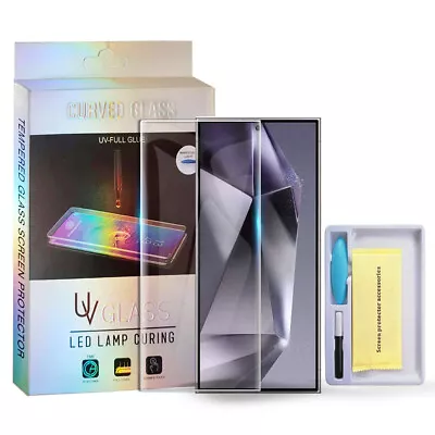 UV Tempered Glass Screen Protector For Samsung Galaxy S24 S23 S22 S21 Ultra Plus • $10.95