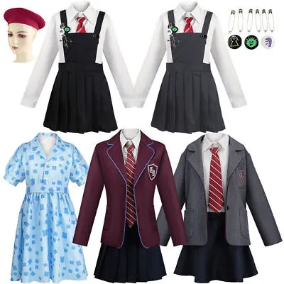 Movie Roald Dahls Matilda Cosplay Costume Uniform World Book Day Outfit 2024 • £18.59