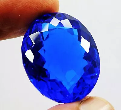 Natural Oval Cut 77 + Cts Translucent Rich Blue Tanzanite Loose Gemstone NICE • £23.98