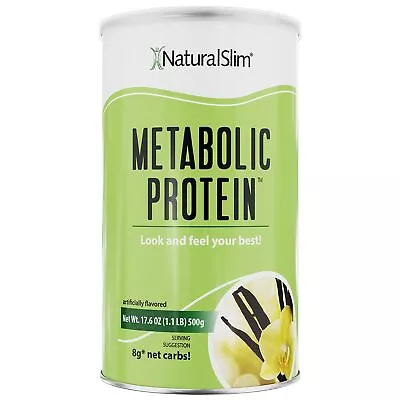 NaturalSlim METABOLIC PROTEIN Meal Replacement Whey Protein Shake Vanilla • $38