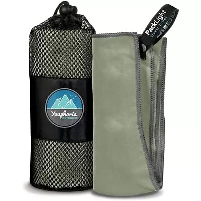 Youphoria Microfiber Travel Towel Fast Drying Army Green 20  X 40  (Small) • $16.74