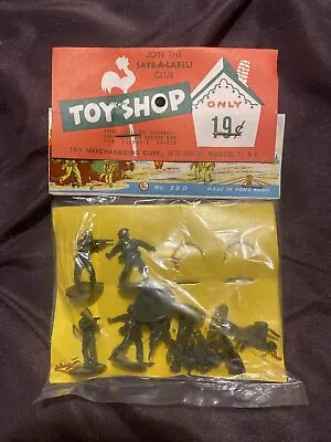 Vintage 1960s Hong Kong Toy Soldiers NIB • $19.99