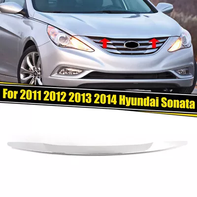 Fit For 2011-2013 Hyundai Sonata Sedan Front Hood Chrome Moulding Trim Strip • $23