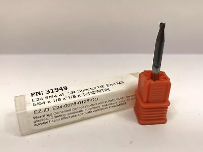 $16.95 • Buy IMCO 31949 5/64 X 1/8 X 1/8 X 1-1/2 4FL Carbide End Mill 1pc New