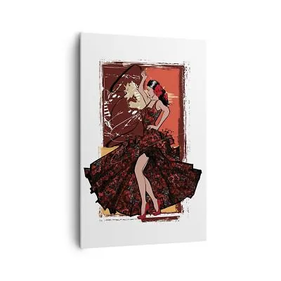Canvas Print 80x120cm Wall Art Picture Dance Dancer Large Framed Image Artwork • £61.79