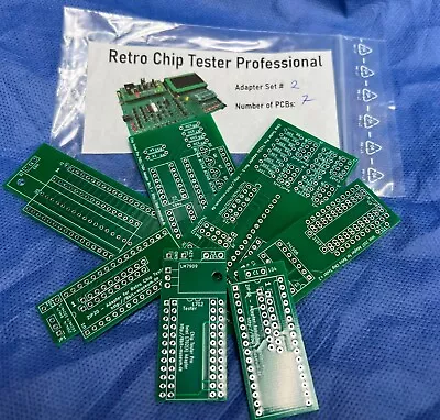 Retro Chip Tester Professional Adapters Set 2 -  Common ICs  • $49.99