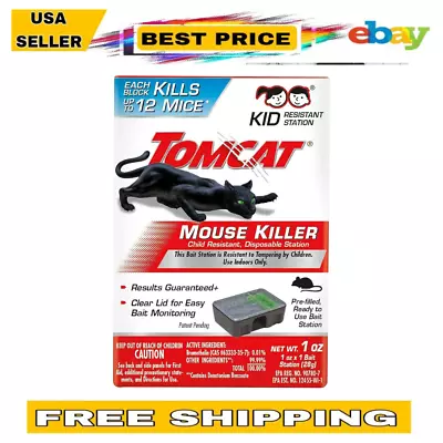 Tomcat Mouse Killer Rats Mice Rat Bait Station Rodent Poison Trap Fast Shipping • $8.68