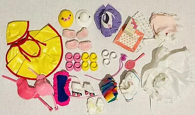 Vintage My Little Pony Bundle Accessories G1 80s Outfits Shoes Hats Saddles Toy • £34