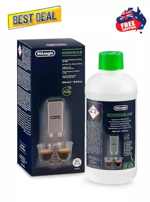 NEW De'Longhi Ecodecalk DLSC500 Natural Descaler For Coffee Machines 500ML Pack • $44.95