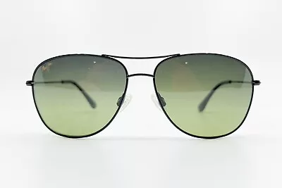 Maui Jim Cliff House Sunglasses MJ247-02 Aviator 59-15-120 Japan Green Lens 8001 • $119.99