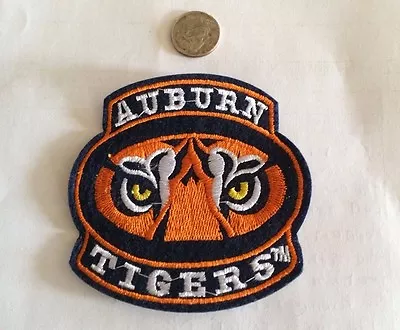 Auburn  War Eagle  Tigers Vintage Embroidered Iron On Patch 3  X 3  @@ • $5.59