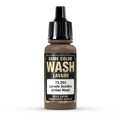 Vallejo Washes - Umber 17ml - 73.203 • £2.66