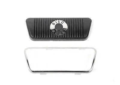 Disc Brake Pedal Pad W/Stainless Trim 1968 To 73 Ford Mustang Auto Transmission  • $17.43