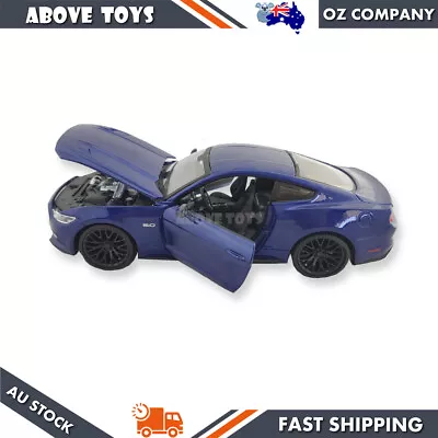 MAISTO Diecast Precision Model Car 2015 Ford MUSTANG Coupe-blue Scale 1:24 • $53.69