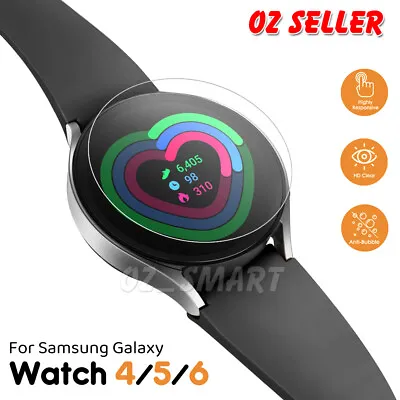 For Samsung Galaxy Watch 6 5 Pro 45mm 4 40/44mm Tempered Glass Screen Protector • $7.95