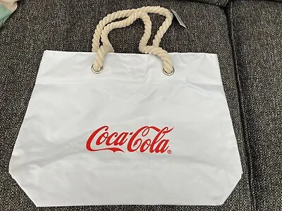 £9 • Buy Coca Cola White Beach Bag BNWT