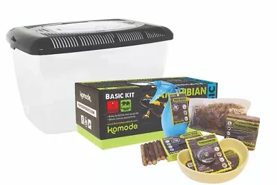 £59.99 • Buy Komodo Complete Amphibian Keeping Kit 39 X 25 X 24 Cms Reptiles Vivarium