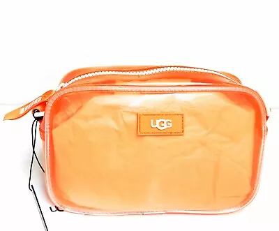 UGG Janey II Tinted Transparent Adjustable Handbag Or Waist Bag Orange White NWT • $94.99