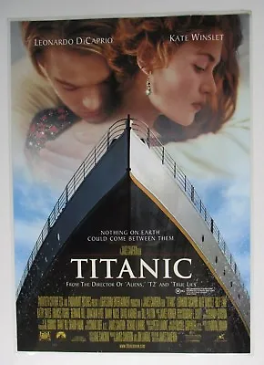 TITANIC 1997 Australian Handbill Mini Poster Kate Winslet Leonardo DiCaprio • $29.99