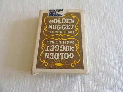 Vintage Golden Nugget Gamblimg Hall Las Vegas Nv Playing Cards • $80