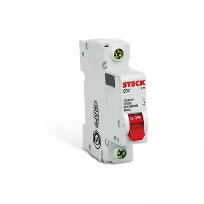 SDZD61C20 BREAKER  SERIES DZ61 20A 1P CURVE C 6kA STECK / BRAND NEW • $12