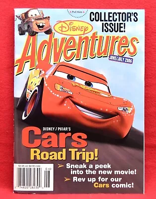 $7.88 • Buy Disney Adventures Collector's Issue Pixar Cars Road Trip! June/July 2006 - 17195