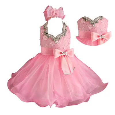 Jenniferwu Baby Girls Pageant Lace Embroidery Dresses Toddler Formal Dress • $31.92