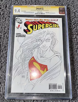 SUPERGIRL #1 Sketch CGC SIgnature Series 9.4 Signed By Michael Turner  • $200