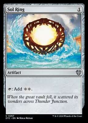 MTG Commander OTJ U Sol Ring #0267 • $1.49