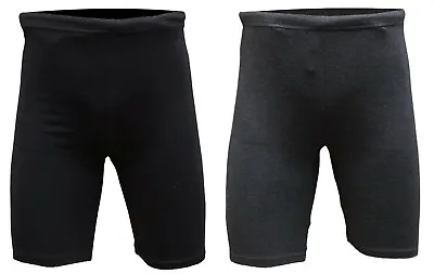 CHEX Shanghai Cotton Lycra Shorts Black Grey Mens Keep Fit Fitness Running • £9.99