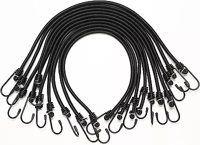 Bungee Cord Heavy Duty With Hooks 1/4 Inch Inchx18 Inch Inch Bungee Cords Strap • $20.45