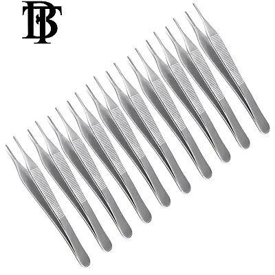 10 Pcs Adson Tissue Forceps Surgical/Medical Instruments 4.75  Serrated • $18