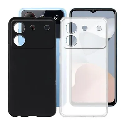For ZTE Blade A54 4G Shockproof Case Slim Soft TPU Cover / Screen Protector • $10.99