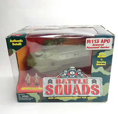 Galoob Battle Squads APC Personnel Carrier M113 Military Tank 74254 NOS VTG • $49.99