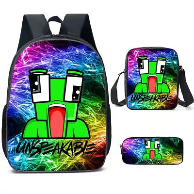 Boys Girls Unspeakable Backpack School Bag Student Bookbag Shoulder Bag Travel＊ • $28.49