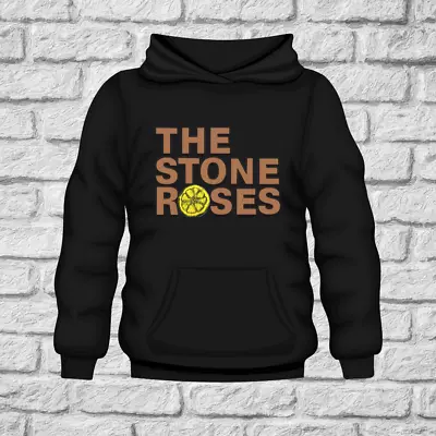 The Stone Roses Hoodie - Black - Unisex S To 5xl - Britpop Gift Oasis Manchester • £24.49