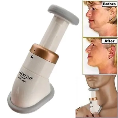 Neckline & Chin Slimmer Massager Device Reduces Double Chin Lifts Face Free Post • £7.49