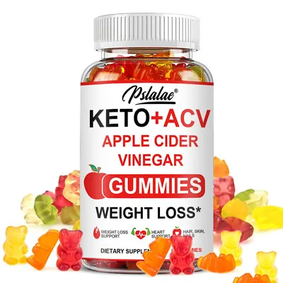 Keto Acv Gummies - Carb Blockers Support Weight Loss Detox Digestive Health • £11.72