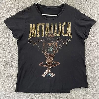 Vintage Metallica T-Shirt Adult M Black King Nothing Tour Concert Band Y2K • $39.95
